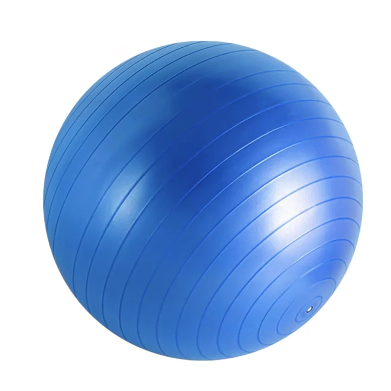 Bola de Pilates Ioga com Bomba de Ar Azul - 01