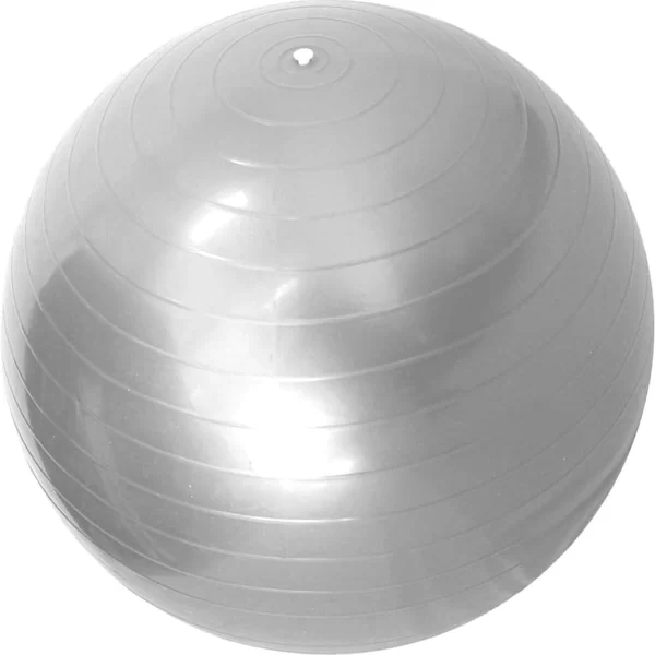 Bola de Pilates Ioga com Bomba de Ar Cinza - 01