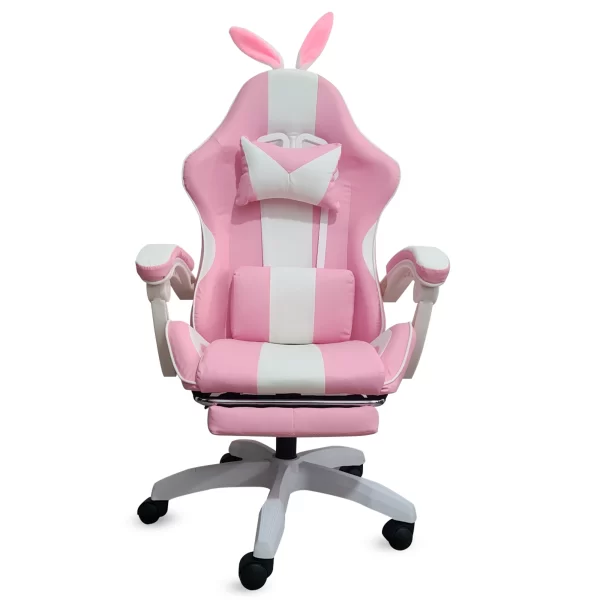 Cadeira Gamer NPC Orelha Coelho - Rosa - 02
