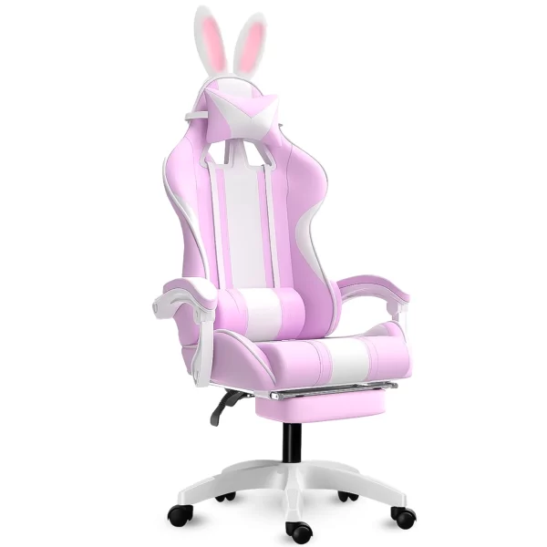 Cadeira Gamer NPC Orelha Coelho - Roxo - 01