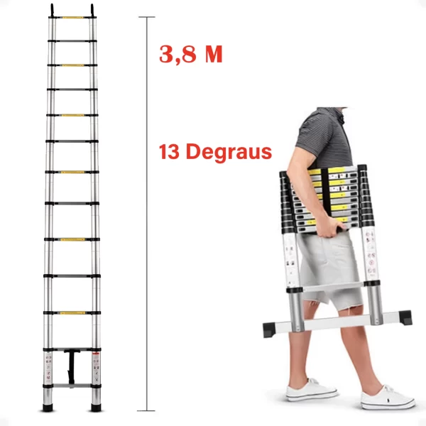 Escada Telescópica 13 Degraus - 03