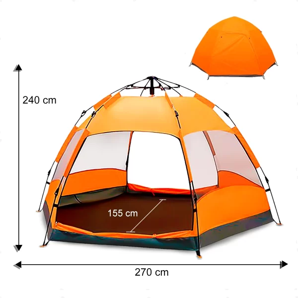 Barraca de 4 Pessoas Camping Acampamento - 02