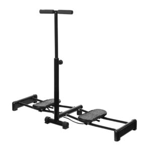 Exercitador de Pernas e Quadris Dobrável com Apoio de Braço e Pedal Antiderrapante