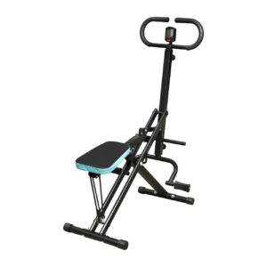 Máquina de Remo Agachado com Display LCD e Resistência Ajustável