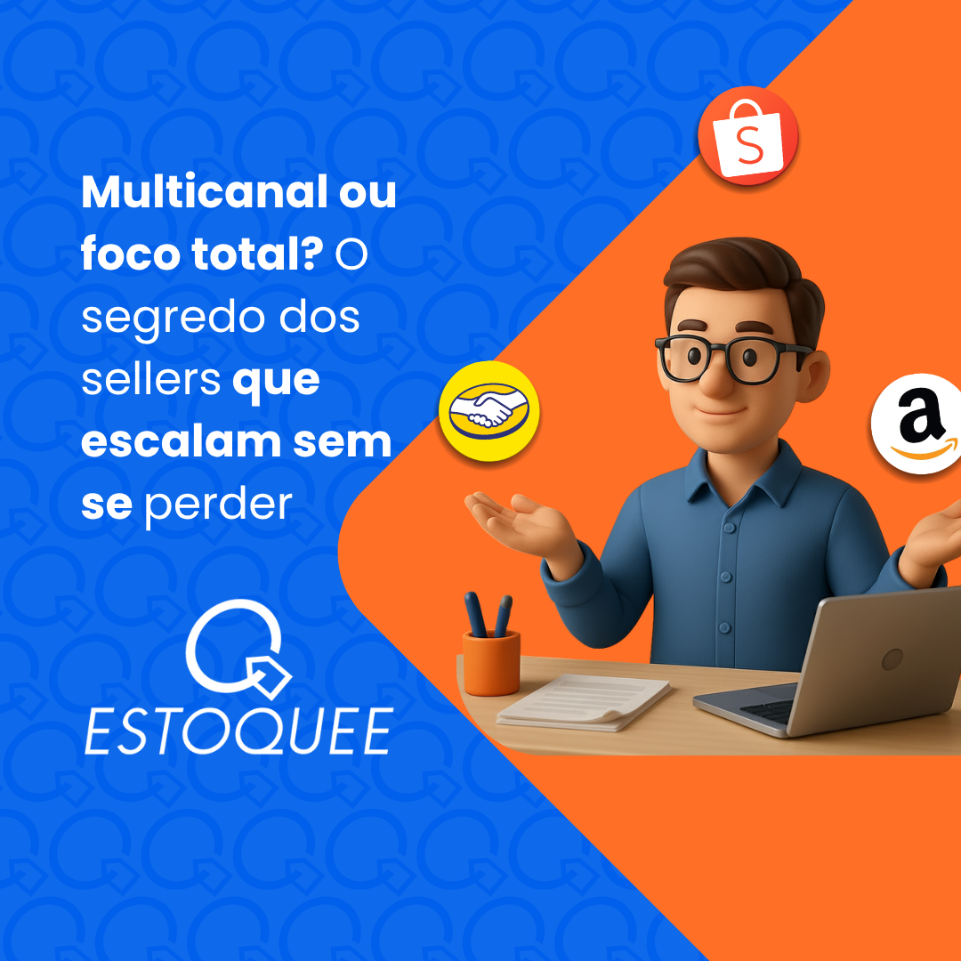Seller equilibrando vendas multicanal em marketplaces sem perder controle operacional.