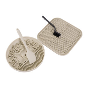 Kit Tapete de Lamber Interativo - Dourado