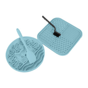 Kit Tapete de Lamber Interativo - Ciano